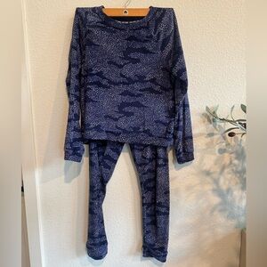 Women Blue Pajama Set